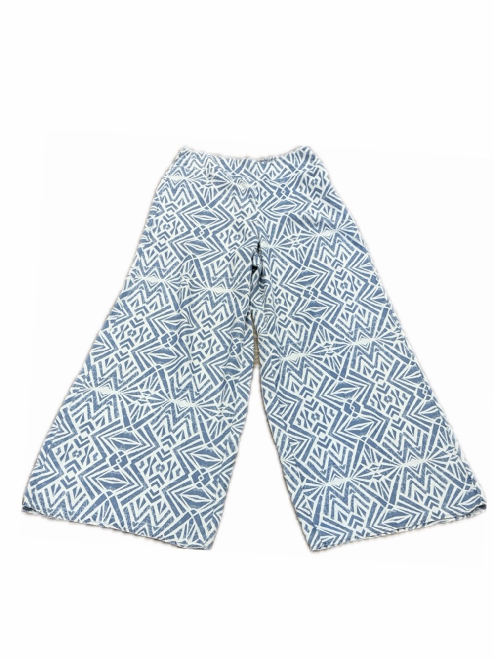 Mossimo Palazzo Wide Leg Pants Size S Tribal Print Beach Vacation Summer Resort